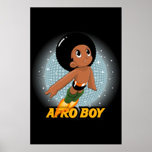 Poster Afro Boy
