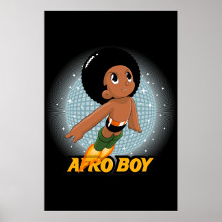 Poster Afro Boy