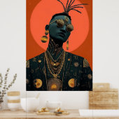 Poster Afro-futuriste 4 (Cuisine)