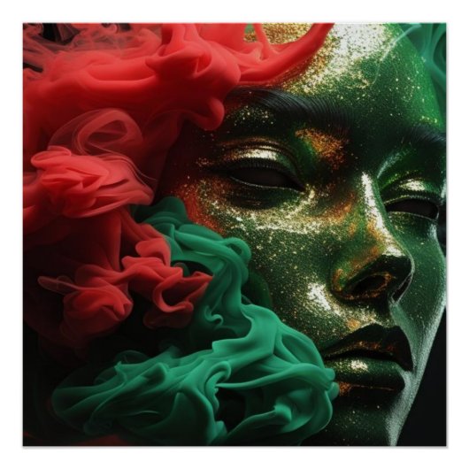Poster Afro goddess (Devant)