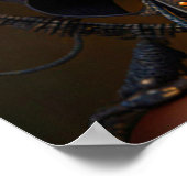 Poster Afro-guerrière Princesse Afrofuturisme Render (Coin)