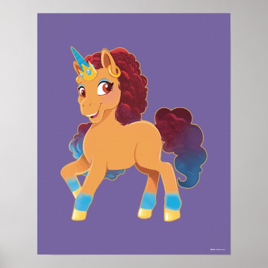 Poster Afro Unicorn | La divine danse (Devant)