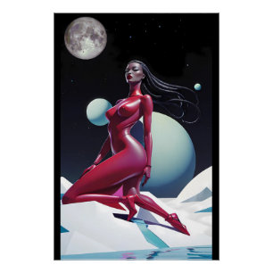 Poster Afronautica - Ken Gage Art
