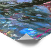 Poster "After rain sunset window", abstract, psychedelic (Coin)