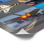 POSTER AFTERBURNERS USA ! "MONTAGE" (Coin)