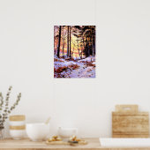 Poster Afterglow, célèbre peinture de Joseph Farquharson (Cuisine)