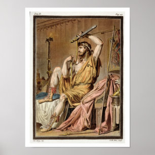 Poster Agamemnon, costume pour "Iphigenia dans Aulis" par