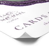 Poster Agate Geode Parties scintillant Cartes et cadeaux (Coin)