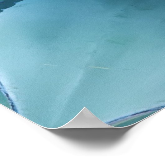 Poster Agave bleue (Coin)