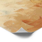 Poster Agave verte Cactus Peinture sud-ouest (Coin)