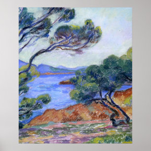 Poster Agay, peinture de paysage par Armand Guillaumin