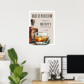 Poster Âgé à la perfection Fête d'anniversaire masculine (Bureau à domicile)