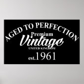 Poster Age À Perfection Premium Vintage 1961 (Devant)