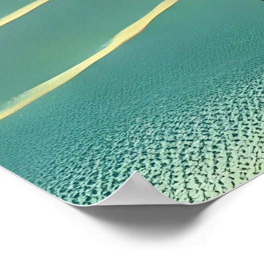 Poster Âge atomique Futuriste de l'espace Noir Cat Martin (Coin)