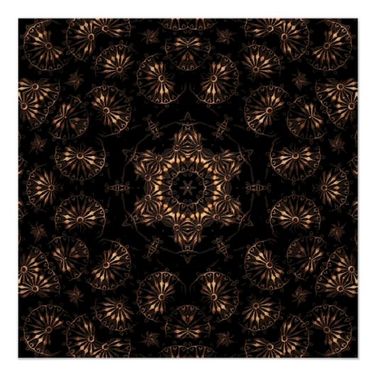 Poster Âge de bronze Mandala (Devant)