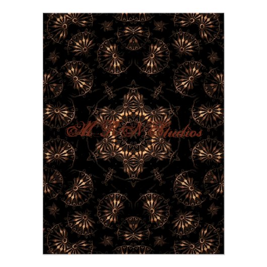 Poster Âge de bronze Mandala (Devant)