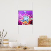 Poster Âge de l'art fractal Atom par bbqchaussures (Cuisine)