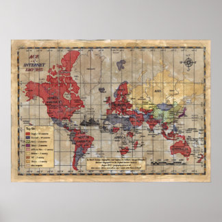 Poster Âge des empires d'Internet