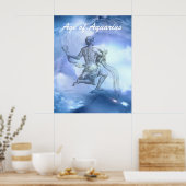 Poster Age du Zodiaque Aquarius (Cuisine)