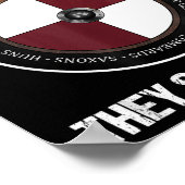 Poster Agema Apparel Uni-adults Medieval History , Black, (Coin)