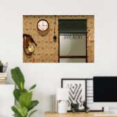 Poster Agence de détective (Bureau à domicile)