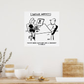 Poster Agence de rencontres avec une brasserie (Cuisine)