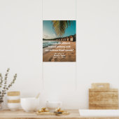 Poster Agence De Voyage Marketing Et Publicité Tropical (Cuisine)