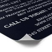 Poster Agence de voyage simple et moderne Publicité (Coin)