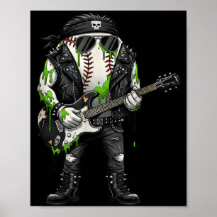 Poster Agence non gouvernementale Rocker Baseball Es Horr
