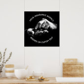 Poster Agent de la compagnie d'assurances (Cuisine)