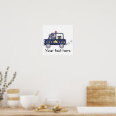 Poster Agent de police (Cuisine)