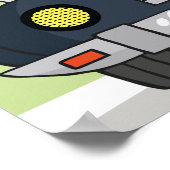 Poster Agent de police du dessin (Coin)