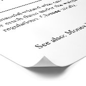 Poster Agent de prêt Cadeau personnalisé (Coin)