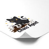Poster Agent du chaos Black Cat (Coin)