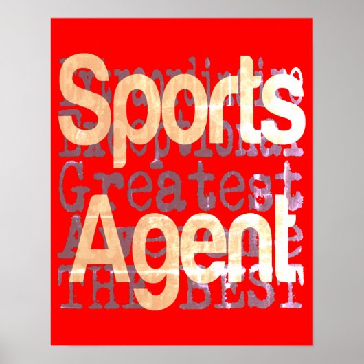 Poster Agent sportif Extraordinaire (Devant)