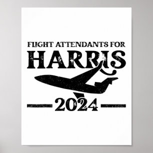 Poster Agents De Vol Pour Les Élections De Kamala Harris