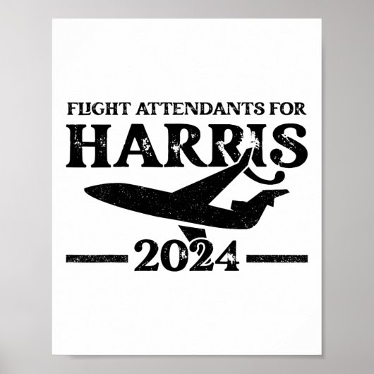 Poster Agents De Vol Pour Les Élections De Kamala Harris (Devant)