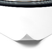 Poster Agents en gris à la porte | Fisheye (Coin)