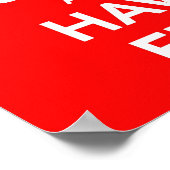 Poster Agis bête et s'amuse (Coin)