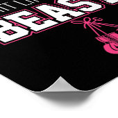 Poster Agissez Comme Une Dame Touchée Comme Une Boss Boxe (Coin)