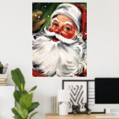 Poster Agiter le Père Noël (Bureau à domicile)