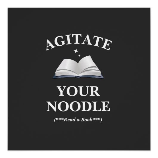 Poster Agiter votre nouille Lire (Devant)
