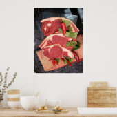 Poster Agneau au chili (Cuisine)