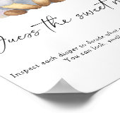 Poster Agneau - devinez le doux désordre (Coin)