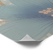 Poster Agneau Mignon Floral Pastel Délicat (Coin)