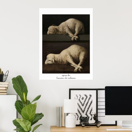 Poster Agnus Dei (Bureau à domicile)