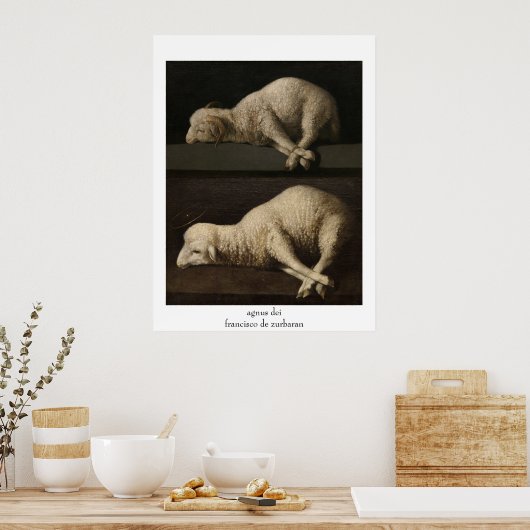 Poster Agnus Dei (Cuisine)