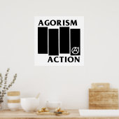 Poster Agorisme Anarchie Action Black Drapeau (Cuisine)