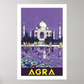 Poster Agra ~ Taj Mahal (Devant)