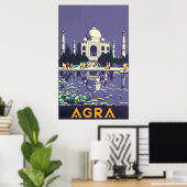 Poster Agra, Vintage (Bureau à domicile)